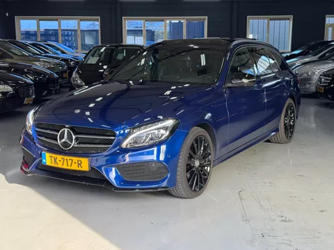 Mercedes-Benz C-klasse Estate 220 CDI Prestige AMG | Burmester | Pano | Headup | Luchtvering | Sfeerlicht | El. Trekhaak |